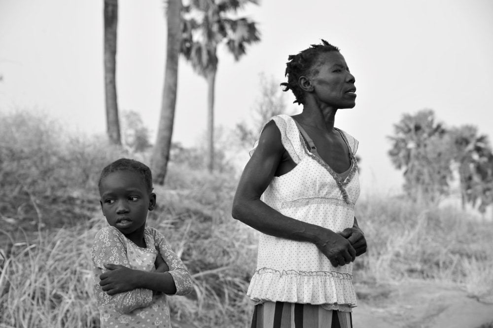 Frau und Kind in Uganda