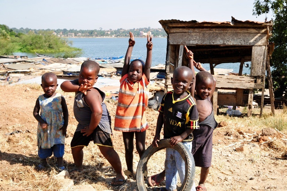Kinder in Uganda